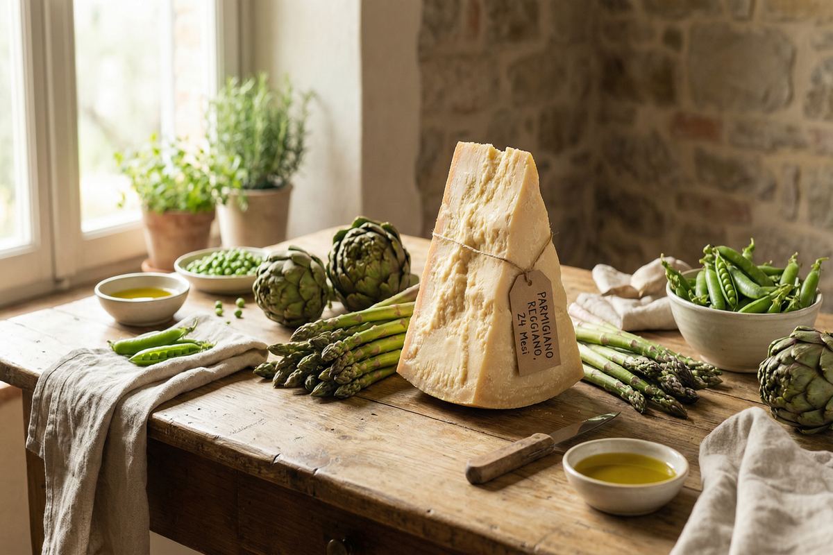Il Parmigiano si abbina a... Le Verdure di Primavera