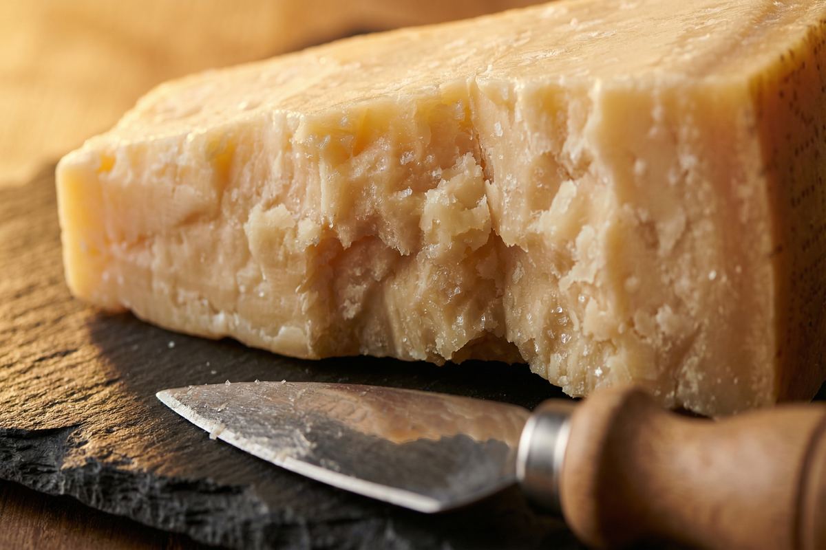I cristalli del piacere: cosa sono i puntini bianchi nel Parmigiano Reggiano?