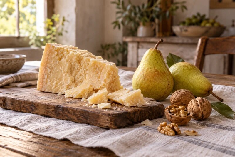 Il Parmigiano si abbina a... pere e noci d’ottobre