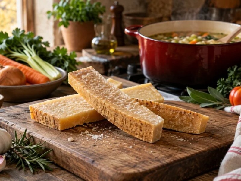 La crosta del Parmigiano non è uno scarto: ecco come usarla
