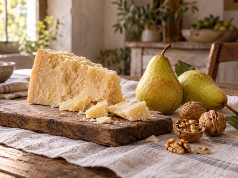 Il Parmigiano si abbina a... pere e noci d’ottobre