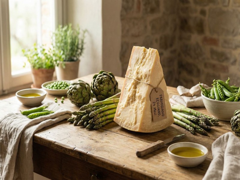 Il Parmigiano si abbina a... Le Verdure di Primavera