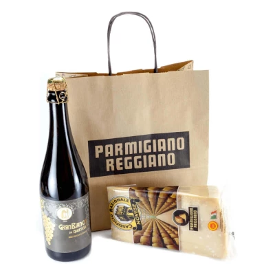 L'aperitivo Gran Bianco e Parmigiano Reggiano DOP 27-28 mesi