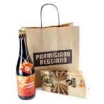 L'aperitivo Gran Rosso e Parmigiano Reggiano DOP 27-28 mesi